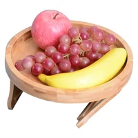 wood sofa armrest clip table wooden tv snack tray wood sofa tray handy remote controls drinks phone kitchen holder coffee snacks