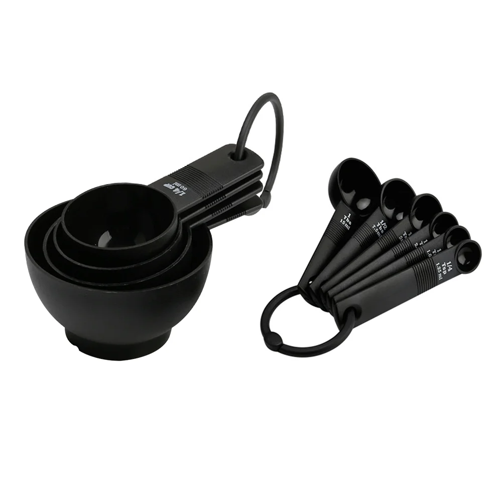 

1 Set Plastic Metering Spoon Baking Measuring Spoon Measuring Cup with Scale