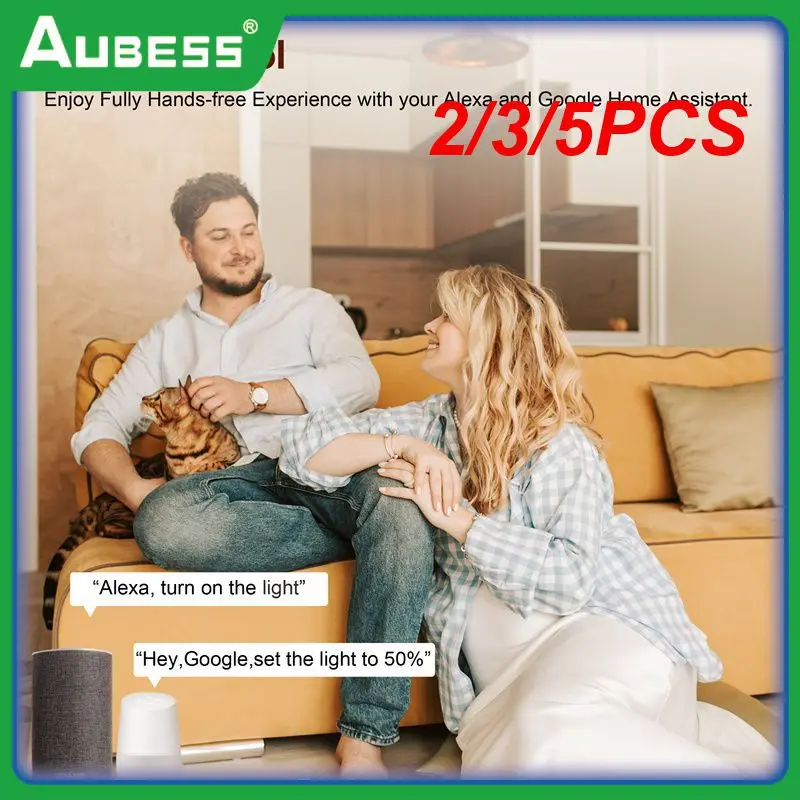 

2/3/5PCS Mini Wifi Dimmer Swtich Timer Schedule 1/2 Way Switch Voice Control Smart Life 2 Way Switch Smart Home Diy Light Module