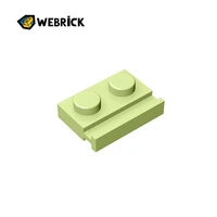 webrick small building blocks parts 1 pcs plate 1x2 with slide 32028 compatible parts moc diy educational classic kids gift toys