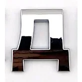 

25 мм высокий пластик 3D хром русские буквы цифры самоклеящаяся русская алфавит автомобильная наклейка авто знак автомобильные аксессуары логотип