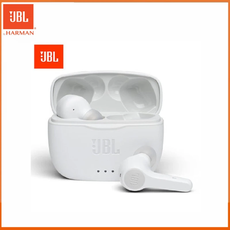 

Беспроводные наушники-вкладыши JBL TUNE 215, Bluetooth наушники с низким энергопотреблением, гарнитура с низкой задержкой, наушники с зарядным боксо...