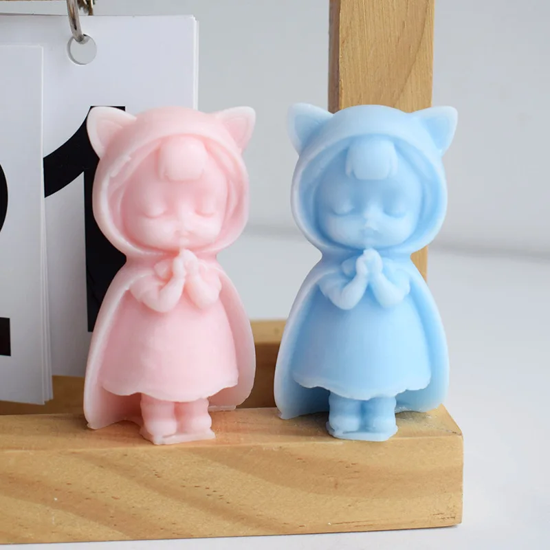 

Angel Girl Epoxy Resin Candle Mold Silicone Moulds Fashion Candles for Decoration Aesthetic Decorate Originality Personality Art