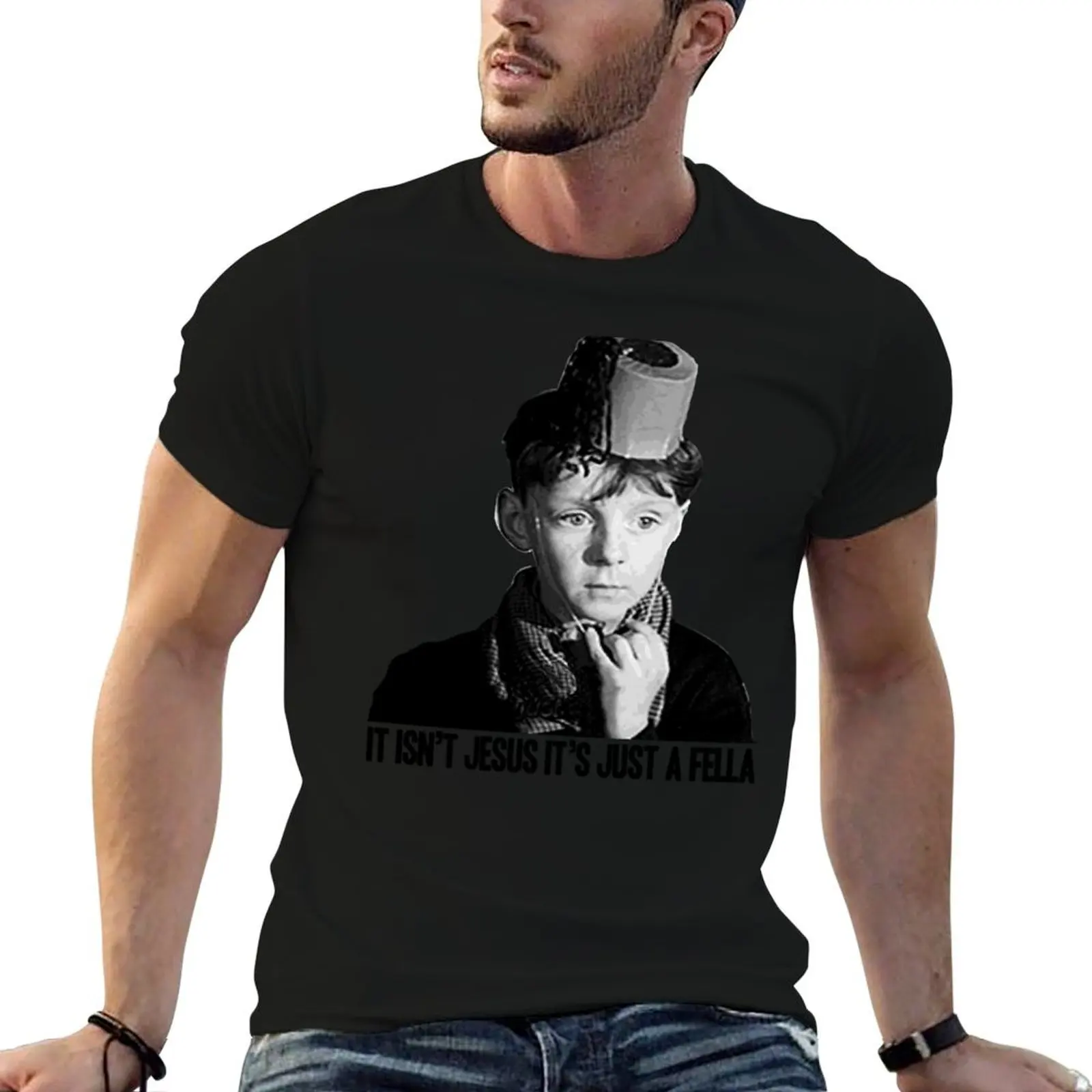 WDW (пистолет на ветру) Футболка с изображением Иисуса митные негабаритные блузки