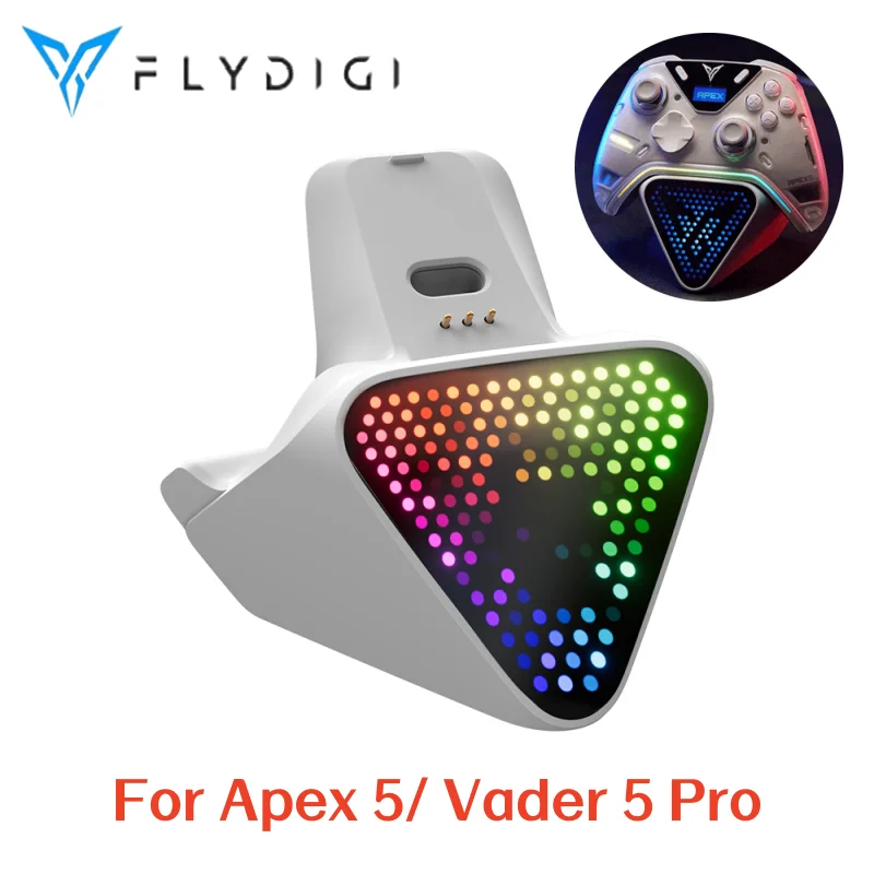 Фото Зарядная база FLYDIGI Handle Charging Base 2Pro, защитный чехол для держателя контроллера APEX 5, аксессуары для игрового контроллера APEX 5 / Vader 5 Pro, подарок №2