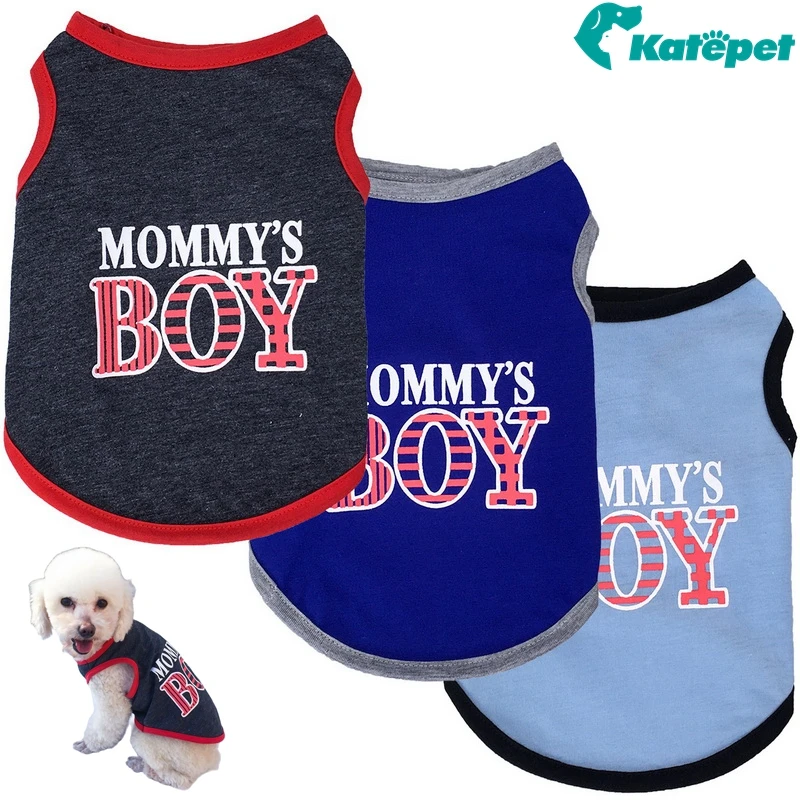 

2 шт. х Новая одежда для собак, дышащая хлопковая одежда для домашних животных, для маленьких собак, кошек, жилет, рубашка, костюм для щенка, фу...