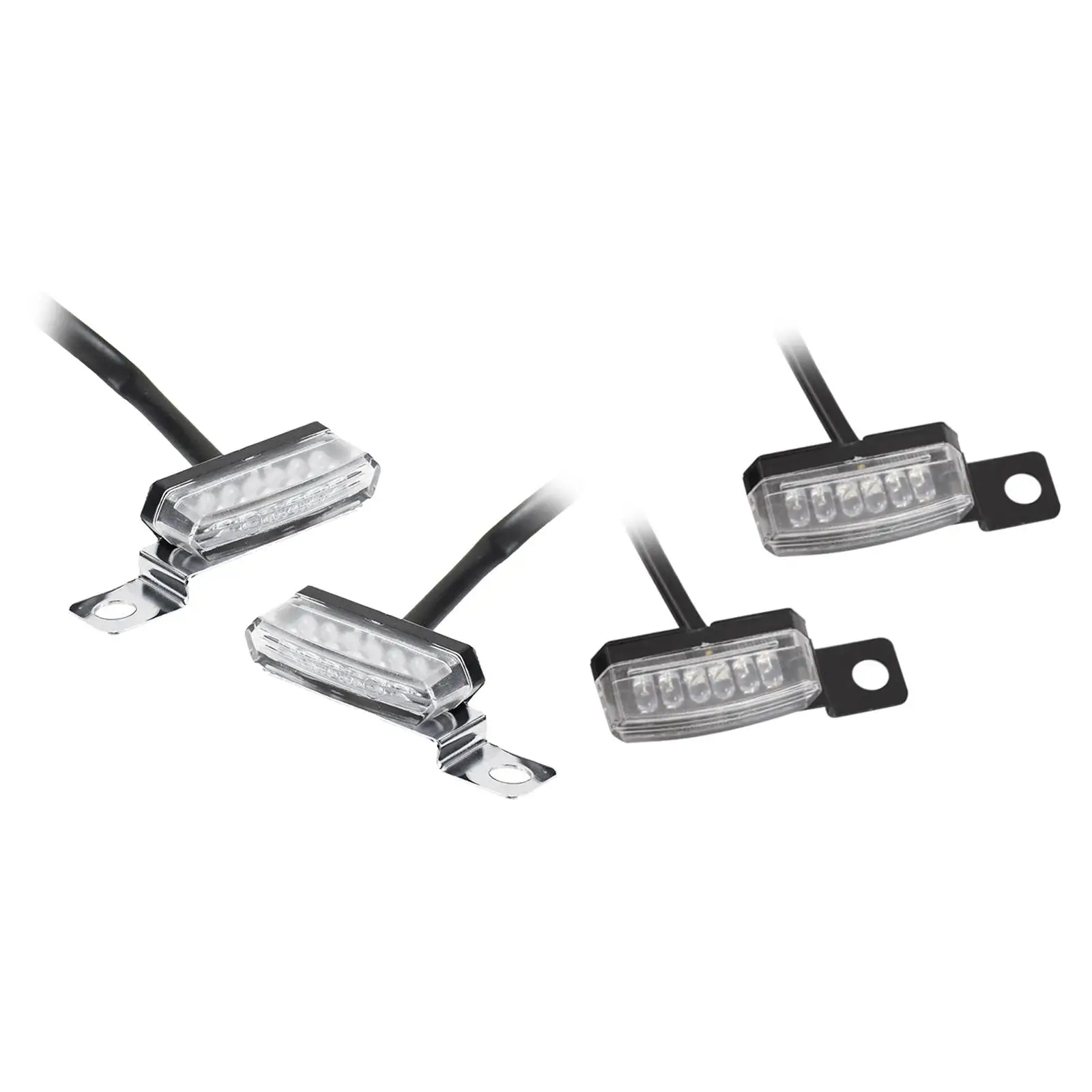 2 шт. Универсальный Янтарный мотоциклетный Фотофон для Harleyfor