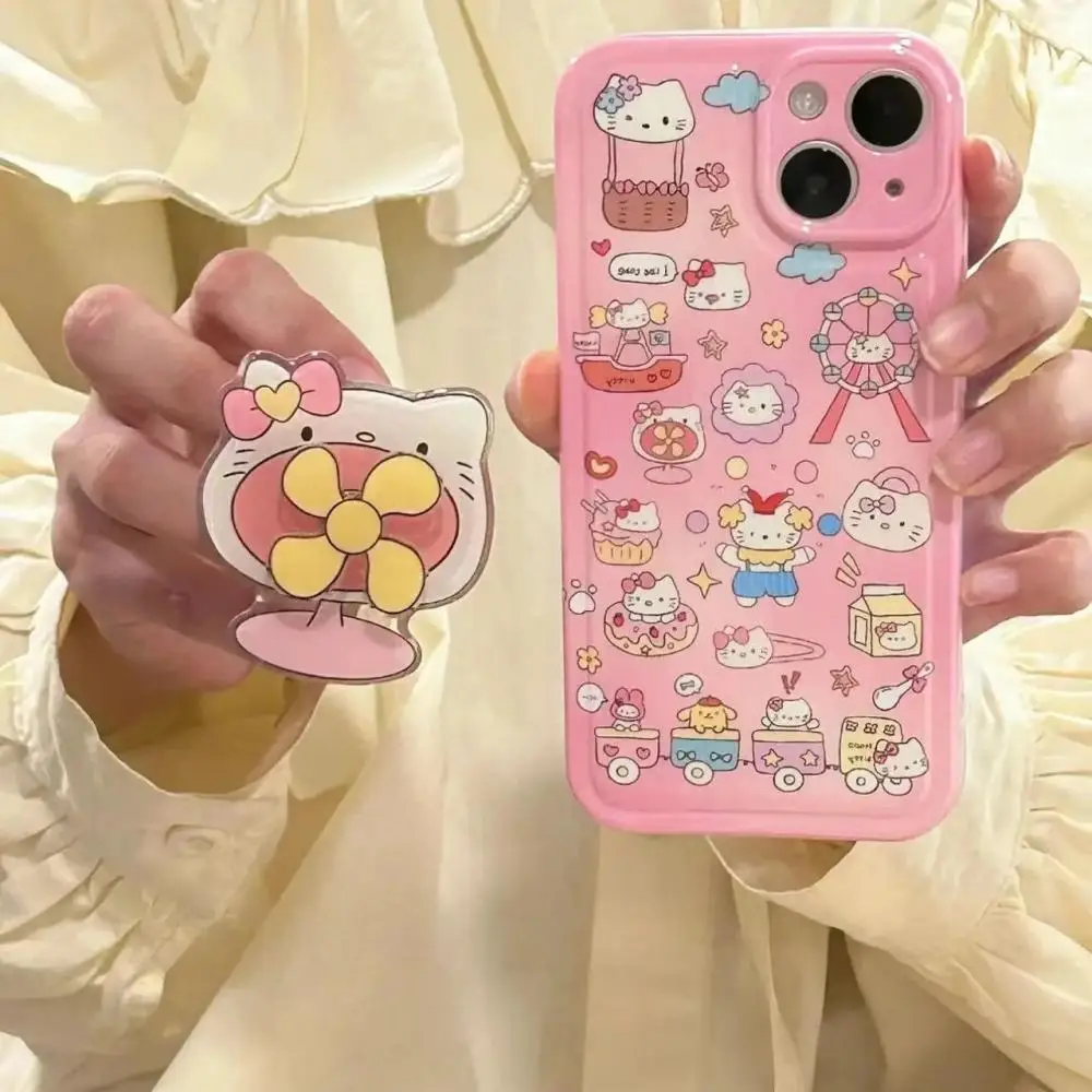 

Iphone Case Hello Kittys Sanrio Cinnamoroll Anime Kuromi Transparent Melody Silicone Shell Apple 13 Promax Anti-Drop Phone Cover