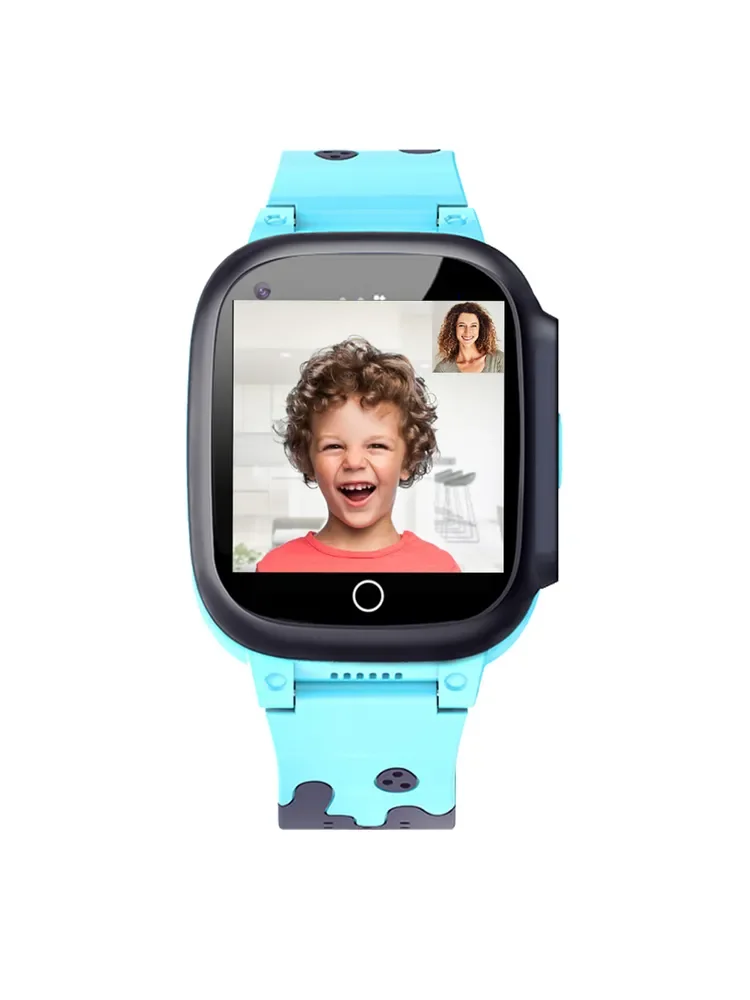 

Умные часы для детей Tiroki Q700 смарт часы детские 4G с видеозвонком и телефоном, GPS-трекер, кнопка SOS, голубой