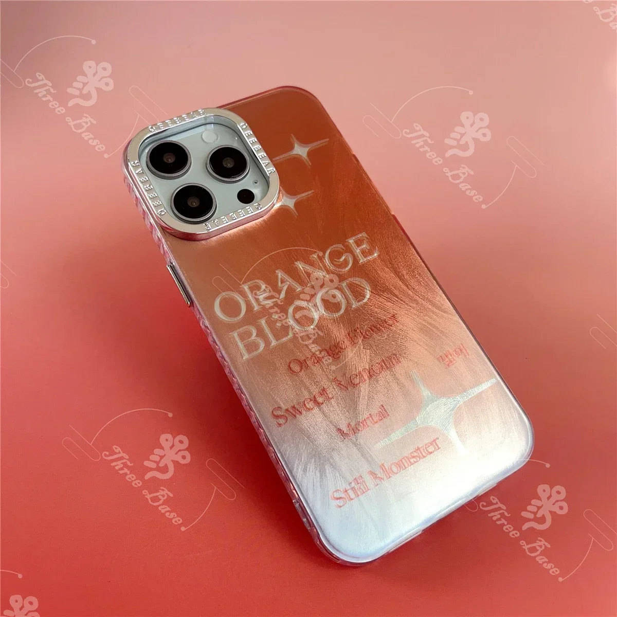Чехол для телефона KPOP orangeкрови iphone серии 16 PRO MAX PLUS 15Pro 11 12 Pro 13Mini 13 14 max