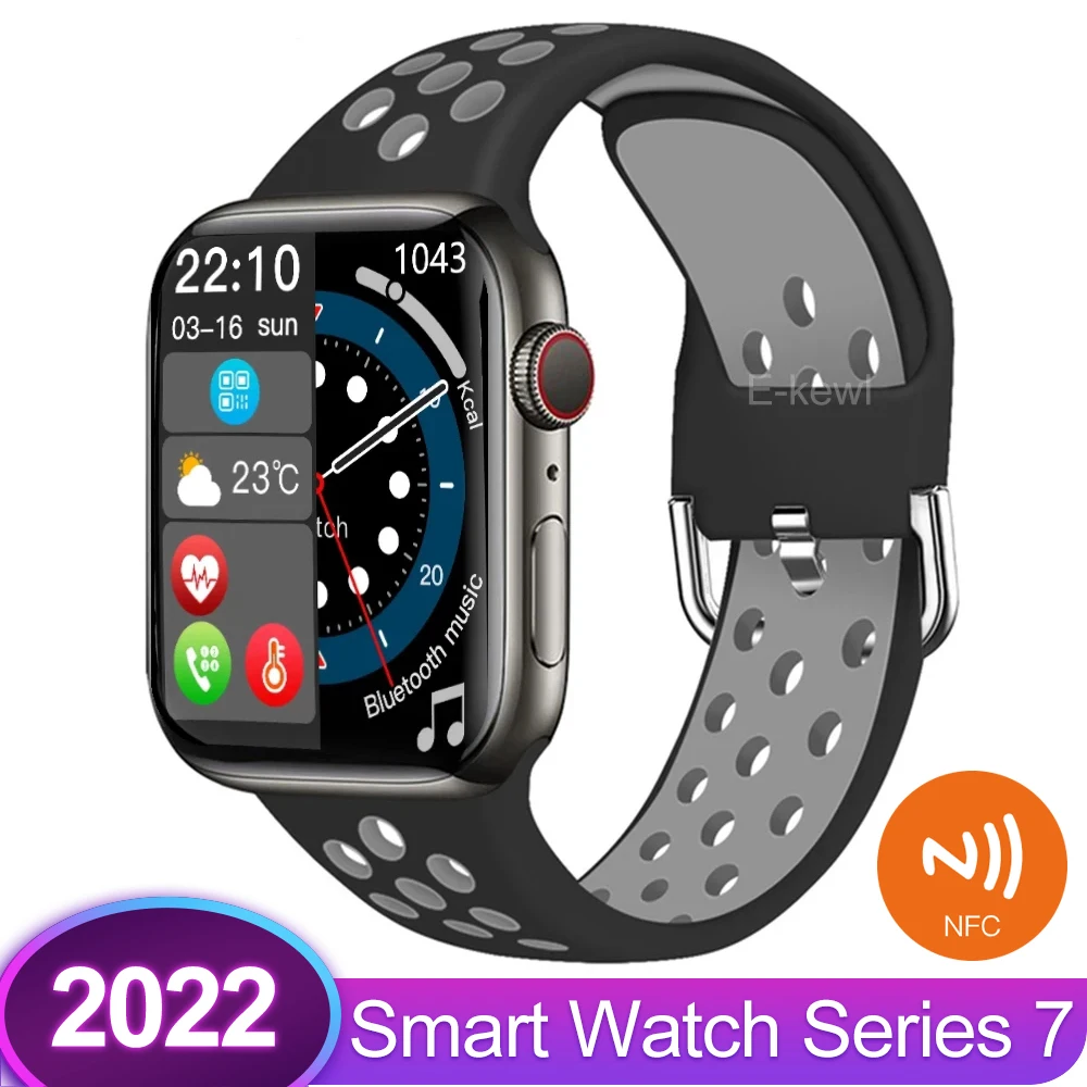 iwo DT7 Plus Smart Watch Series 7 NFC GPS Tracker Bluetooth Call Men Women 45mm Sport Smartwatch 2022 for Android Apple Phone |