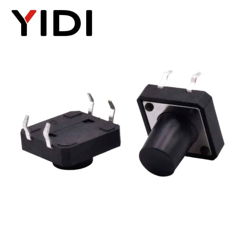 10 шт. панель PCB On Off мгновенная тактильная микро мини-переключатель кнопка 12 В