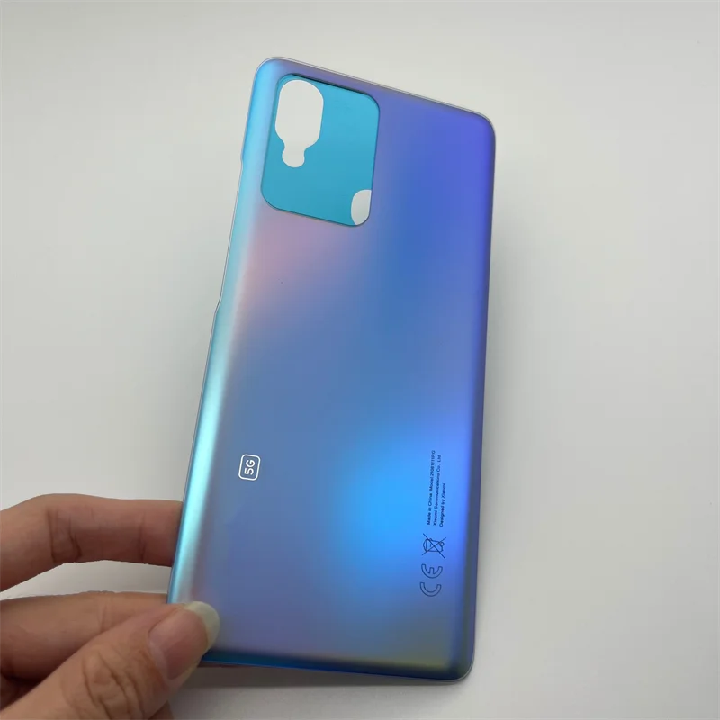 

New For Xiaomi Mi 11T Pro 5G Glass Back Battery Cover Door Panel Housing Case Replacement Parts For Mi 11T Pro Battery Cover