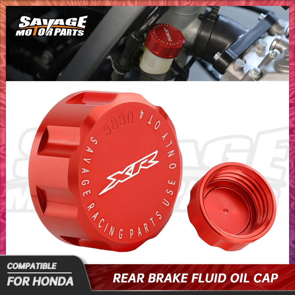 

Rear Brake Fluid Reservoir Cover For HONDA XR650L XR 650R 600R 250L/R 400R XR400 XR250 XR230 Motard Motorcycle Oil Cylinder Cap