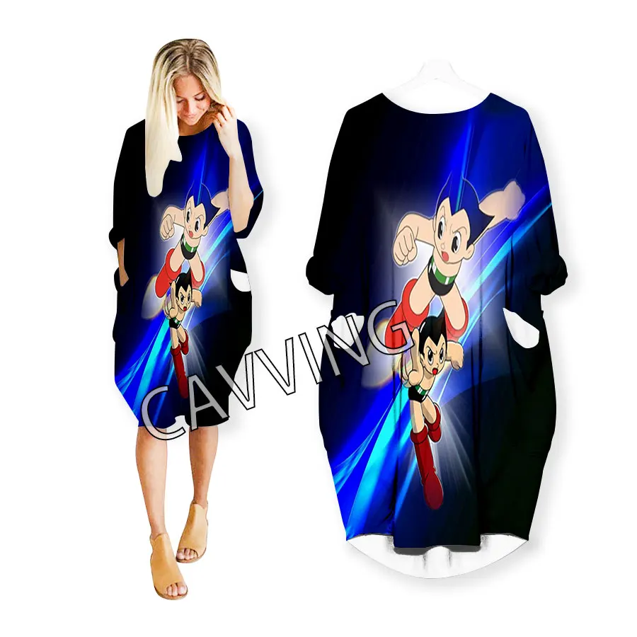 

Astro Boy 3D Print Women Streetwear Women US Size Dress Fashion Harajuku Short Sleeves Clothes Women Clothing