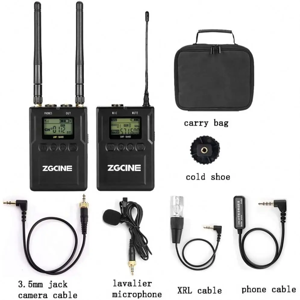 

Wireless Lavalier Lapel Mic Uhf Microphone Wireless Lapel Microphone