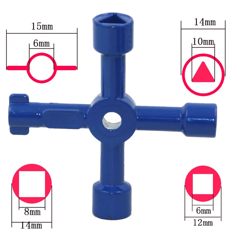 

Electric Wrench Key Elevator Water Multi-functional High Hole Square Quality Triangle Control Valve Meter Cabinet