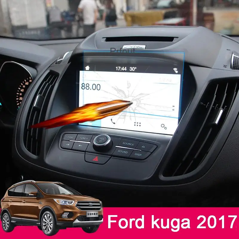 

Автомобильное стекло для экрана GPS навигации, Стальная Защитная пленка для Ford Kuga Escape 2013, 14, 2015, 2016, 2017, стикер для управления фотографией