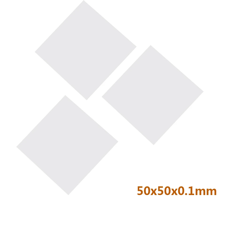 

10pcs Mica Sheet Insulation Sheet Transparent Mica Sheet Mica Gasket Capacitor Chip Mica Sheet 50x50x0.1mm High Temperature