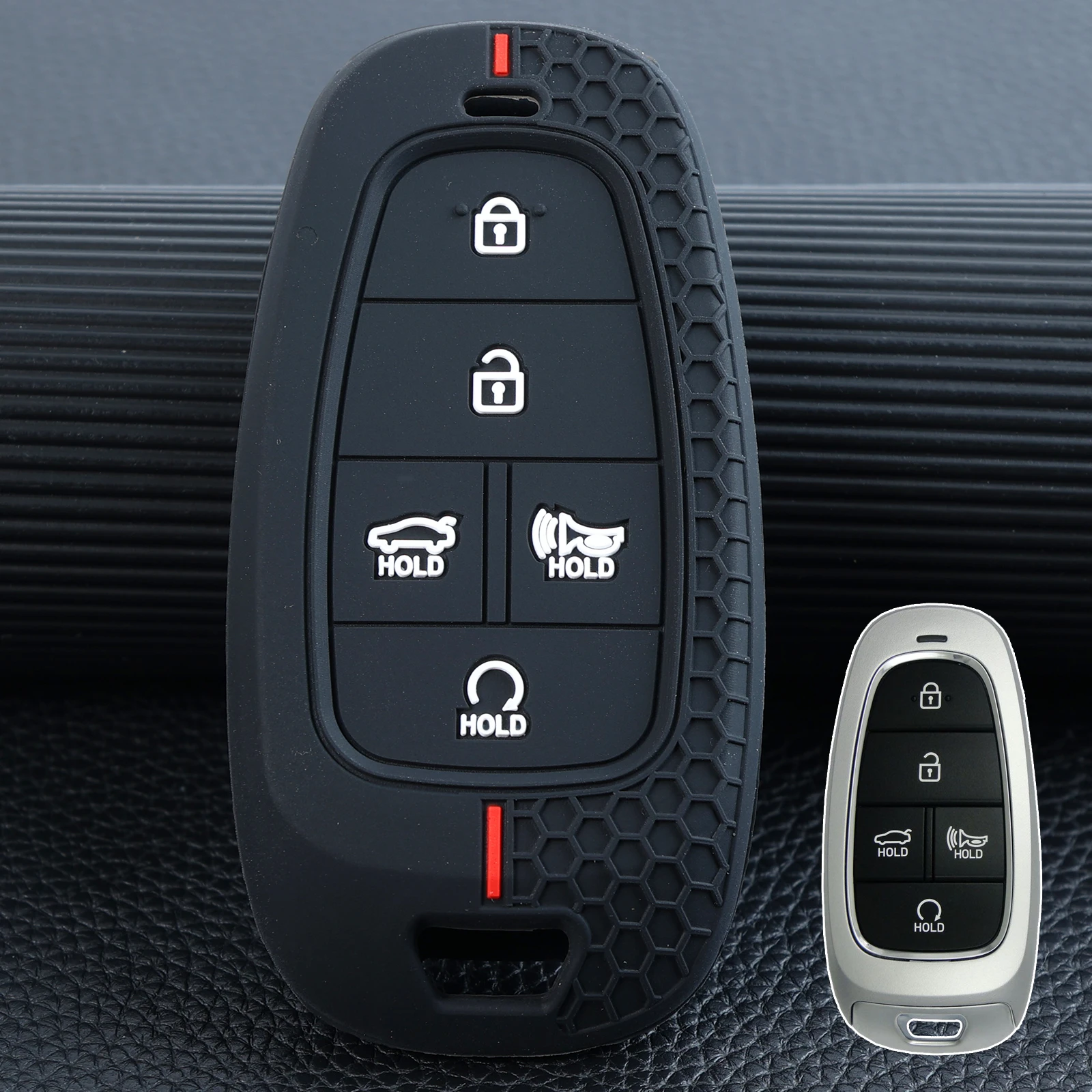 Пульт дистанционного управления для Hyundai Santa Fe Tucson Sonata Cruz 2023 2024 силиконовый брелок