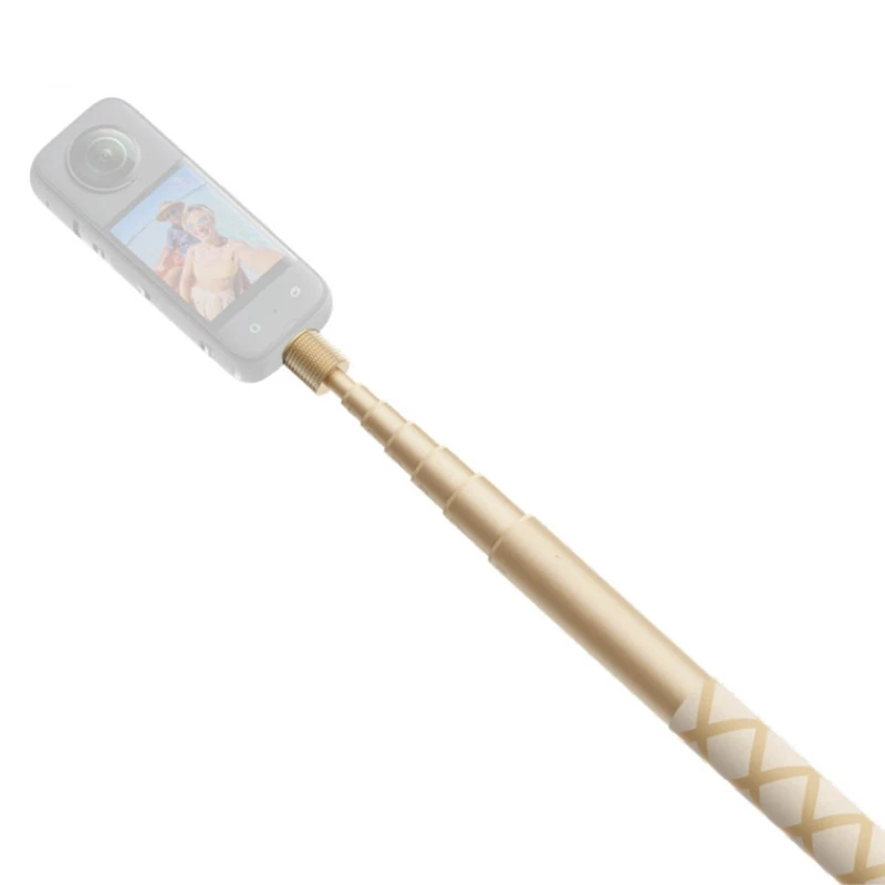 1 шт. многофункциональная Удобная селфи-палка из золотого алюминиевого сплава