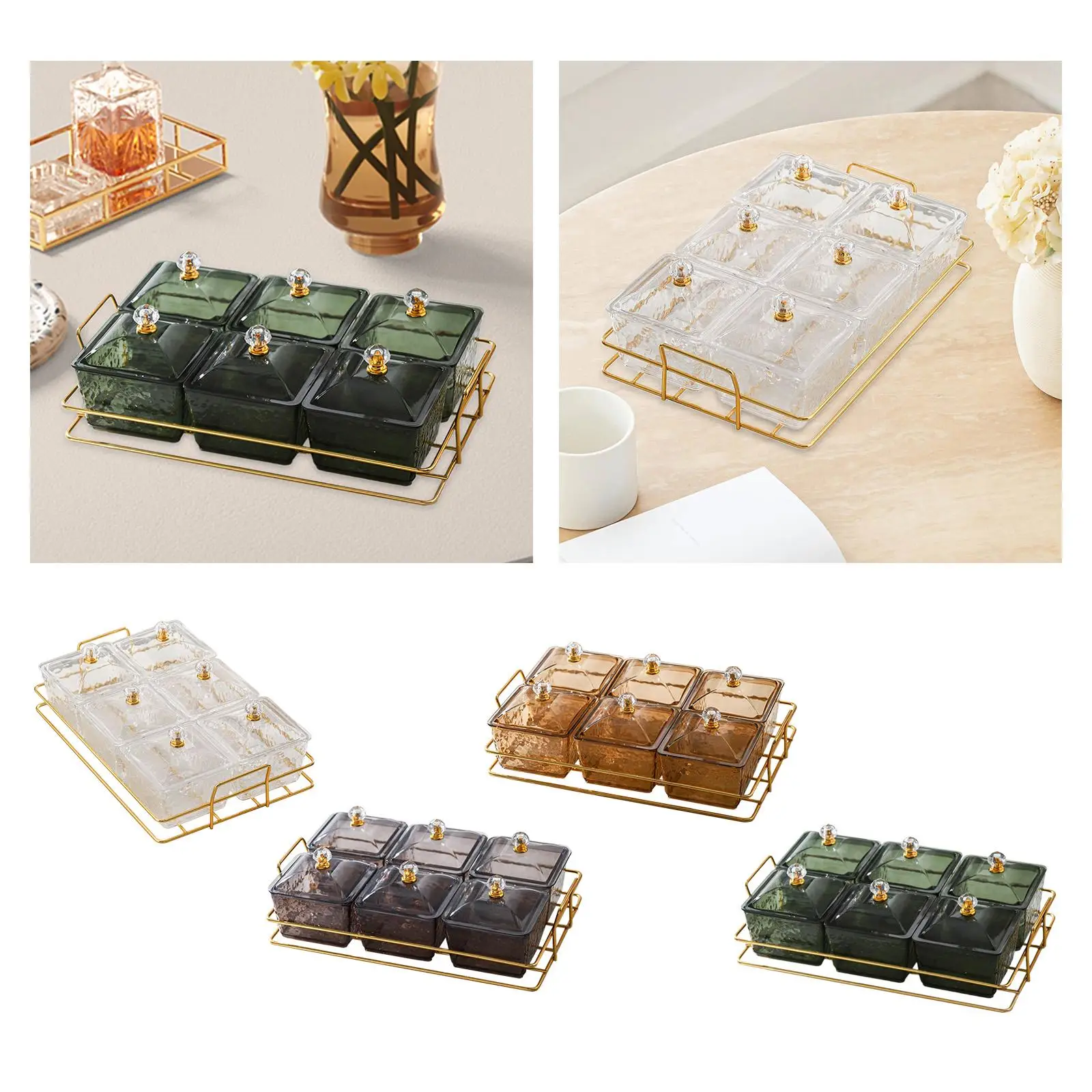 Сервировочные чаши с крышками Сервировочная тарелка для праздничной кухни