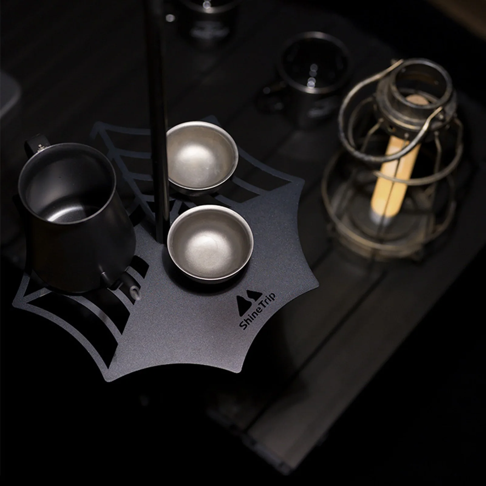 

Держатель для подноса из нержавеющей стали, портативная легкая подставка, удобное использование в саду и на открытом воздухе, для кемпинга