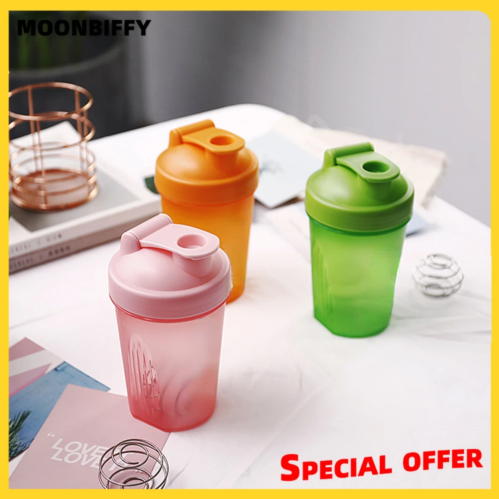 Sport Shaker Bottle 400ML Whey Protein Powder Mixing Fitness Gym Shaker Outdoor Portable Plastic Drink Bottle Cocina cleaver