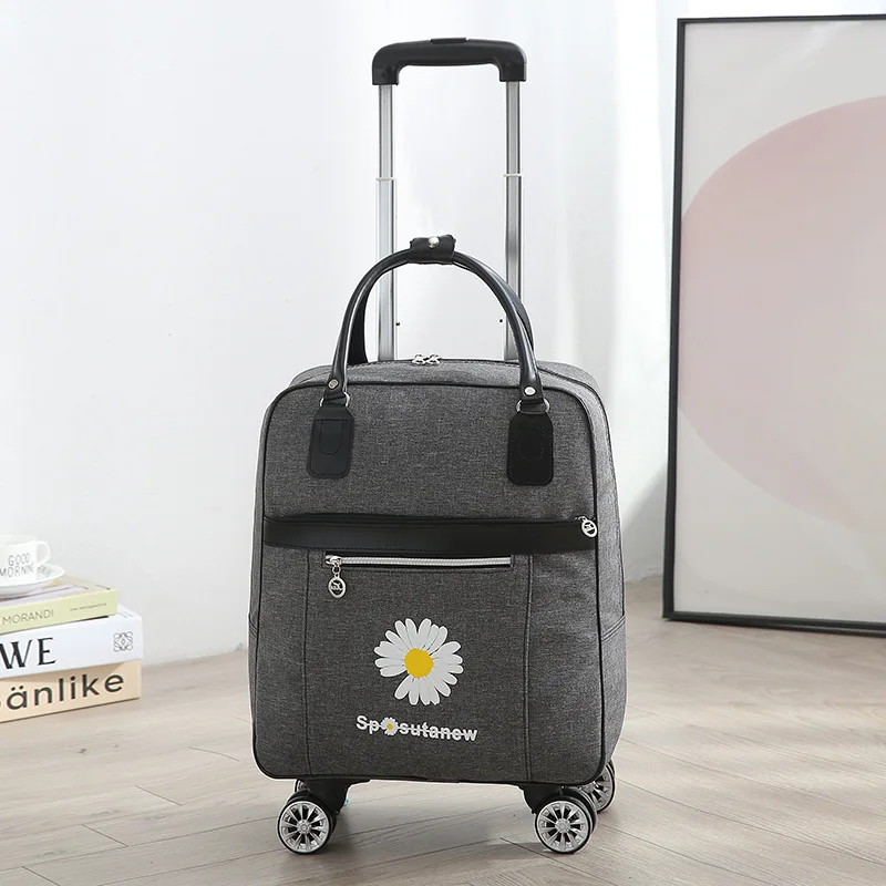 Brand Women Travel Trolley bag waterproof use Rolling Carry on luggage bags Travel bag Backpack with wheeled bolso grande mujer