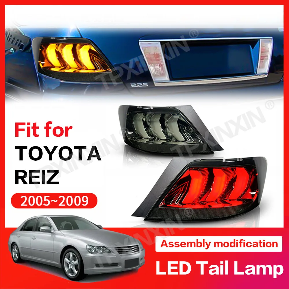 

For Toyota REIZ Ruizhi 2005-2009 Tail Lamp LED Assembly Streaming Light Steering Mustang Plug And Play Turn Signal DRL