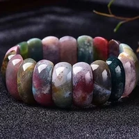 genuine natural rare water grass agate hand row bangles men women couples bracelets atmosphere handring stylish fine jewelry