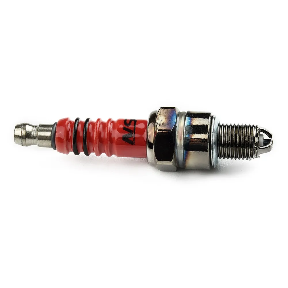 

Go Kart Car Spark Plug ATRTC 10mm High Performance 3-Electrode For GY6 50cc-150cc Motorcycle Dirt Bike Triple CR7HGP