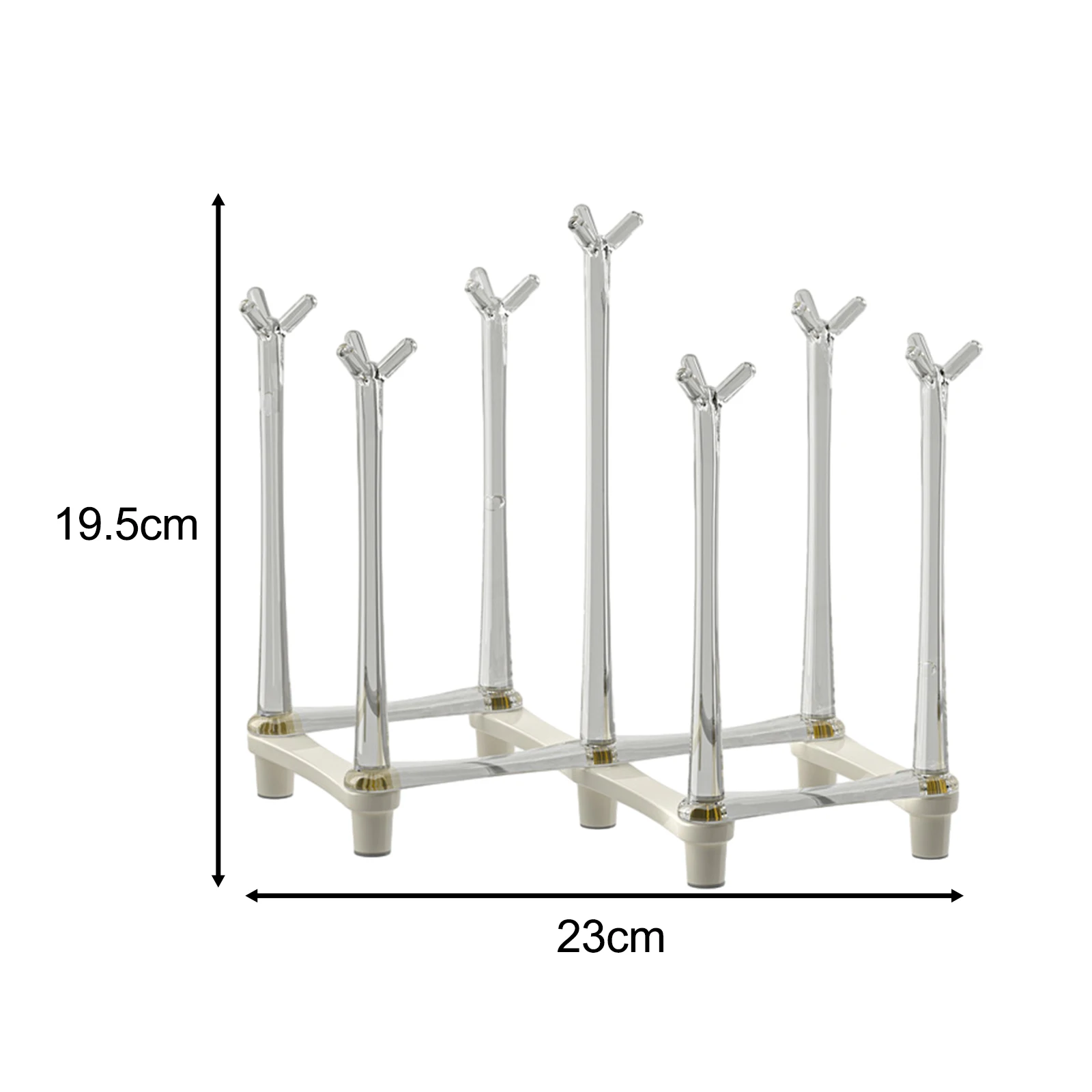 

Пластиковая сушилка для чашек на 7 штук