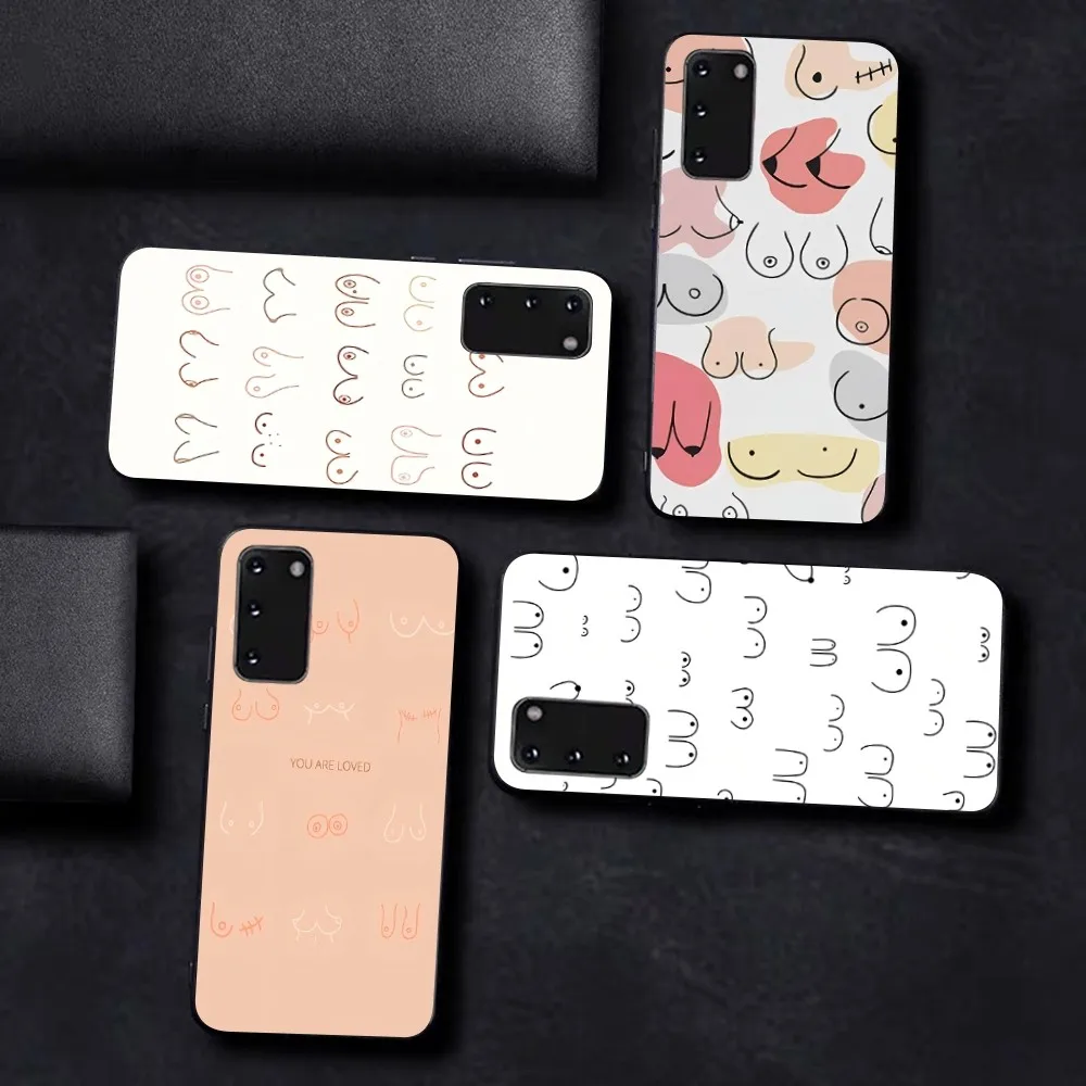 Чехол для телефона с принтом Boobs Art Samsung S 9 10 20 21 22 23 30 24 plus lite Ultra FE S10lite Fundas