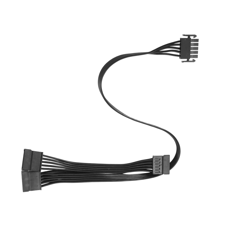 Кабель питания SATA с 5-3 разъемами кабель для модульного блока Enermax (черный)
