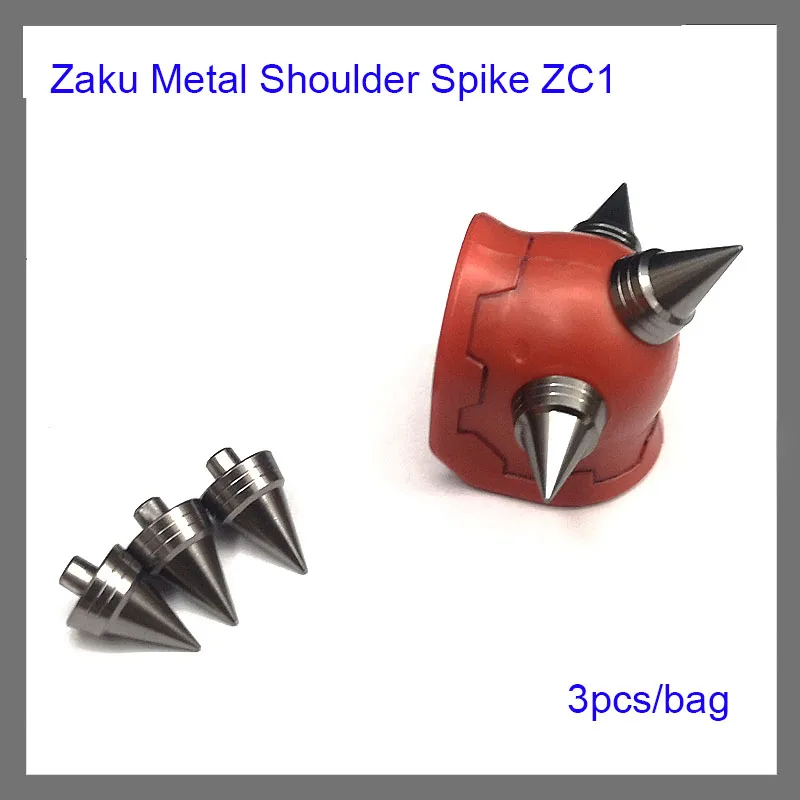

Zaku Metal Shoulder Stab ZAKU Metal Striker Spike ZC1 Titanium Black Gundam Model Metal Tonic Modification