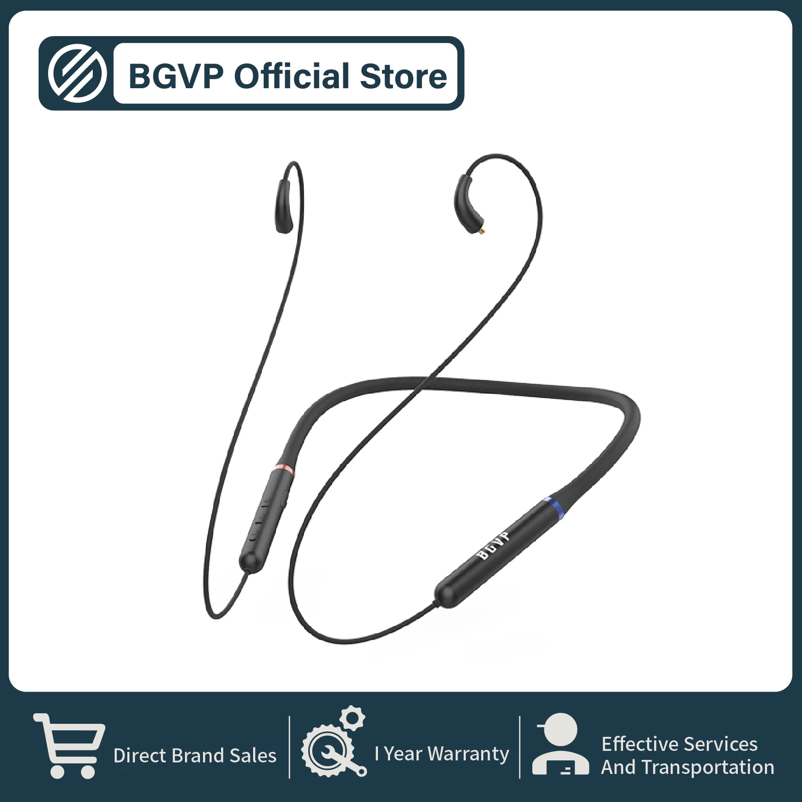 BGVP M1s BK3266 DAC шейный Спортивный Bluetooth 5,0 беспроводной ошейник для наушников Улучшенный кабель MMCX интерфейс с микрофоном AptX4 водонепроницаемый