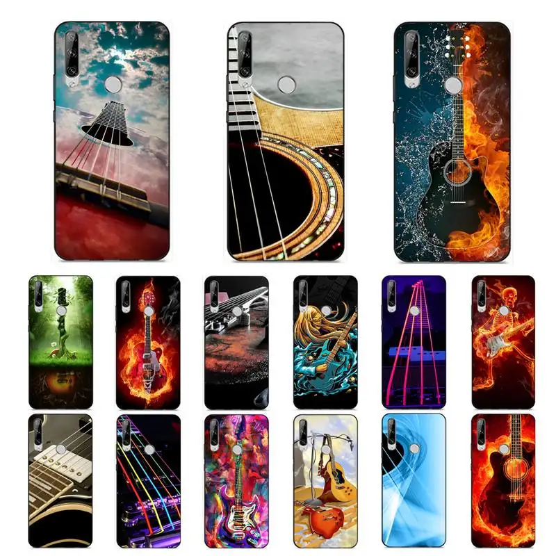 

Guitar Music Phone Case for Huawei Y 6 9 7 5 8s prime 2019 2018 enjoy 7 plus