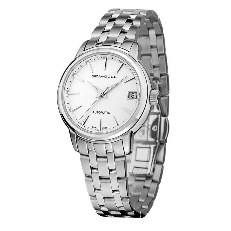 Seagull Fashion Women's Watches Ladies Single Calendar Stainless Steel Automatic Mechanical Watch relogio feminino 816.421L enlarge