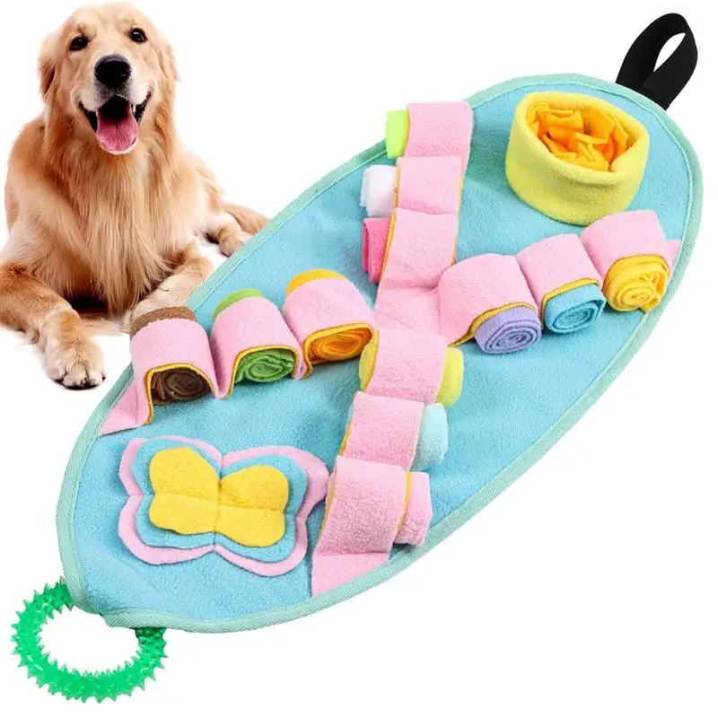 

Dog Activity Mat Anti-choking Pet Foraging Mat Interactive Dog Mental Stimulation Toys Encourages Natural Foraging Skills