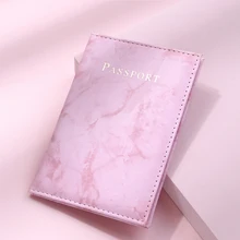 New Women Cute Leather Passport  Cover Air tickets For Cards Travel Passport Holder Wallet Case