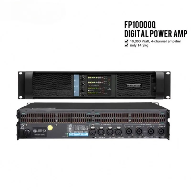 Высококачественный Fp10000q 4*1350 Вт усилитель мощности для сабвуфера активный