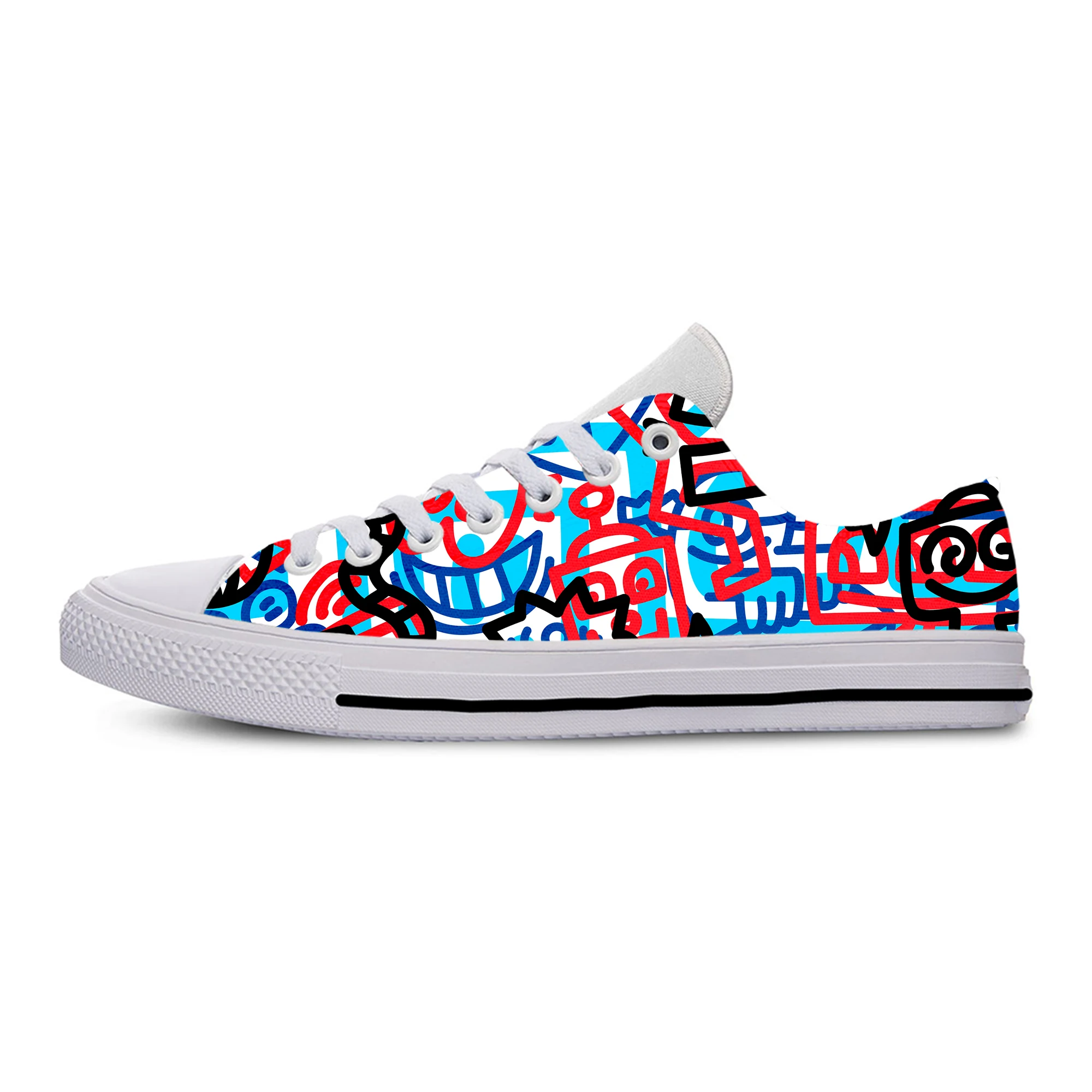

Mr Doodle Fashion Shoes Walking Men Shoes Men Casual Shoes 2021 Hot Sale Sweat-Absorbant Breathable Casual Canvas Driving Shoes