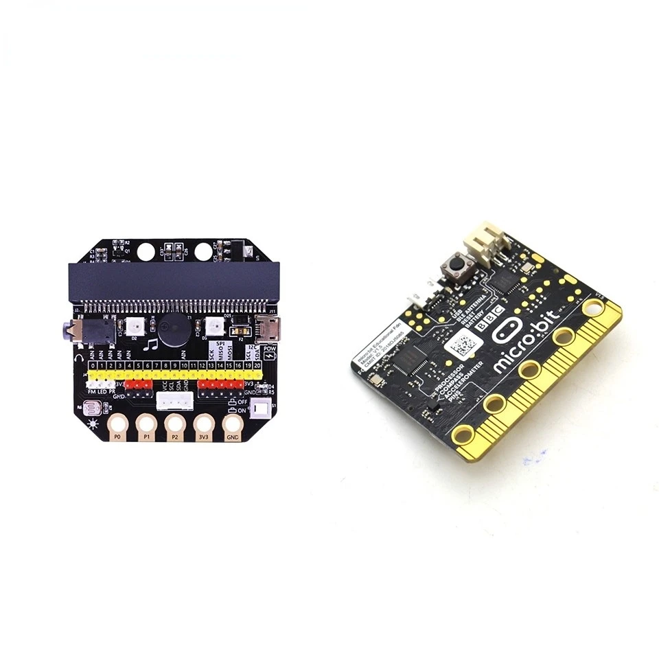 1 шт. Плата расширения GPIO Micro Bit горизонтальная плата адаптера Microbit Python макетная