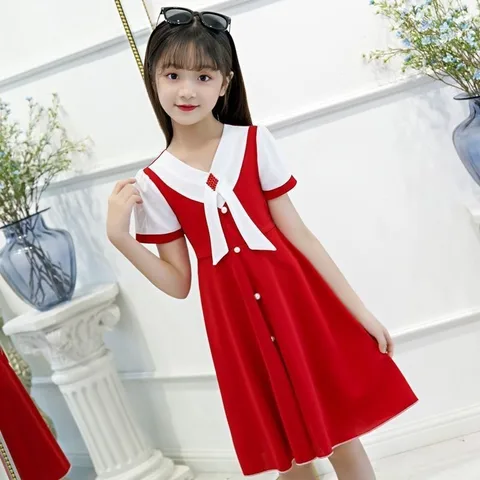 Летнее платье для девочек, новинка 2023, повседневная одежда для детей 7, 10, детские платья принцессы, благородное платье от 10 до 12 лет