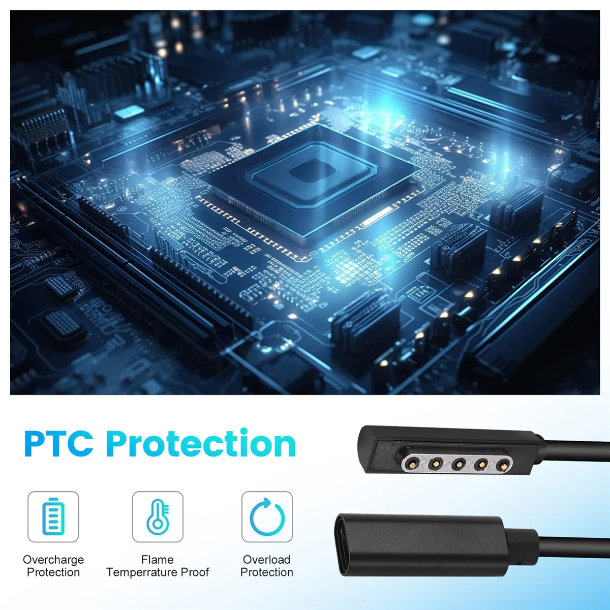 Тип C PD Зарядный кабель USB Женский блок питания Адаптер зарядного устройства