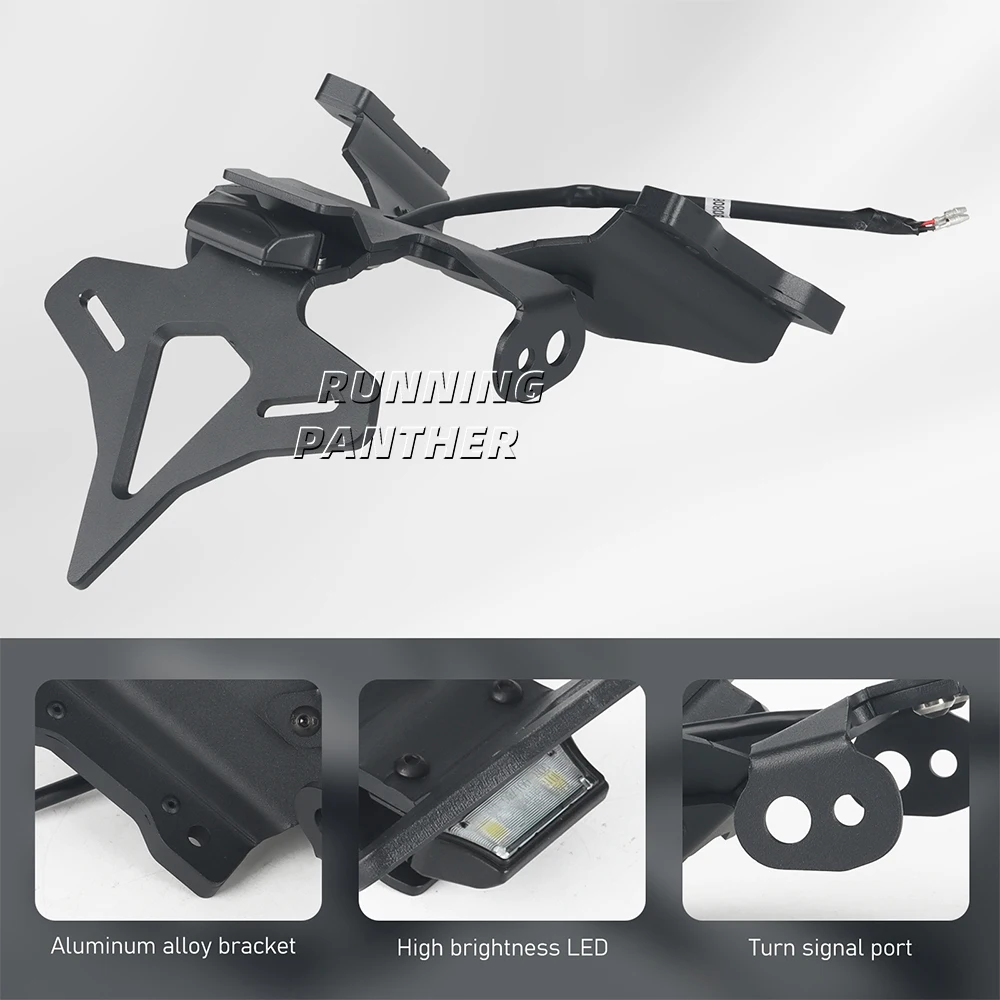 Для GSX-R1000 2017-2022 держатель номерного знака мотоцикла задний короткий фонарь