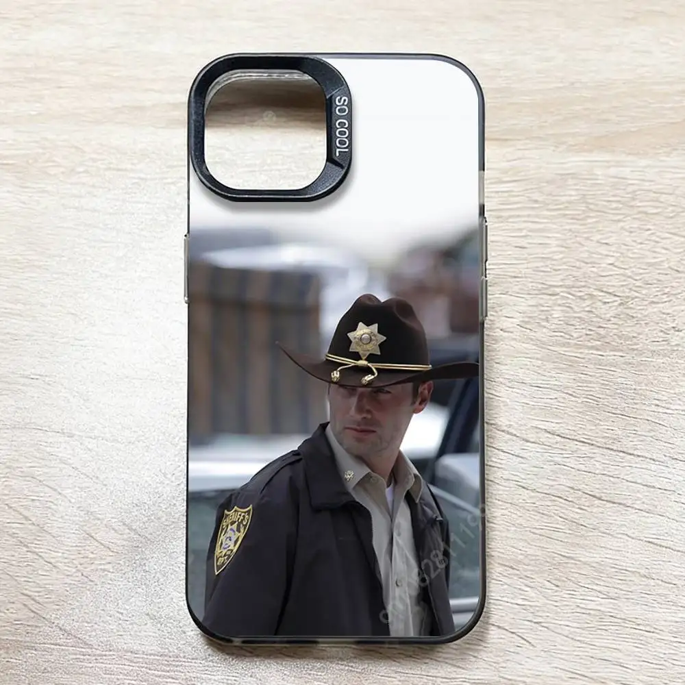 Фото Чехол для телефона W-Walking D-Dead-S Rick Daryl для iPhone 17 16 15 Max Mini 14 13 Pro Plus 12 11 X XS Air IMD Cover №2