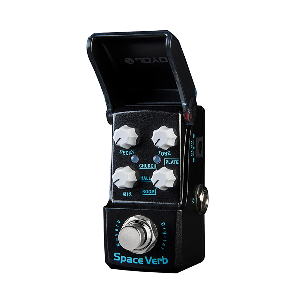 

Electric Guitar Pedal Effects Space Verb Digital Room Hall Reverb Mini Pedal Effect Knob Guard True Bypass Guitar Accessories