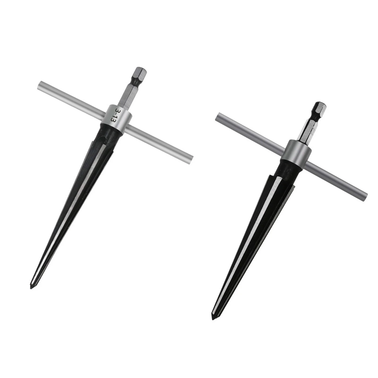 

Hand Tools Hand Held Reamer 2pcs 3-13mm 5-16mm Beveling Cutting Drill Tool For Taper Hole Hex Shank Home Garden